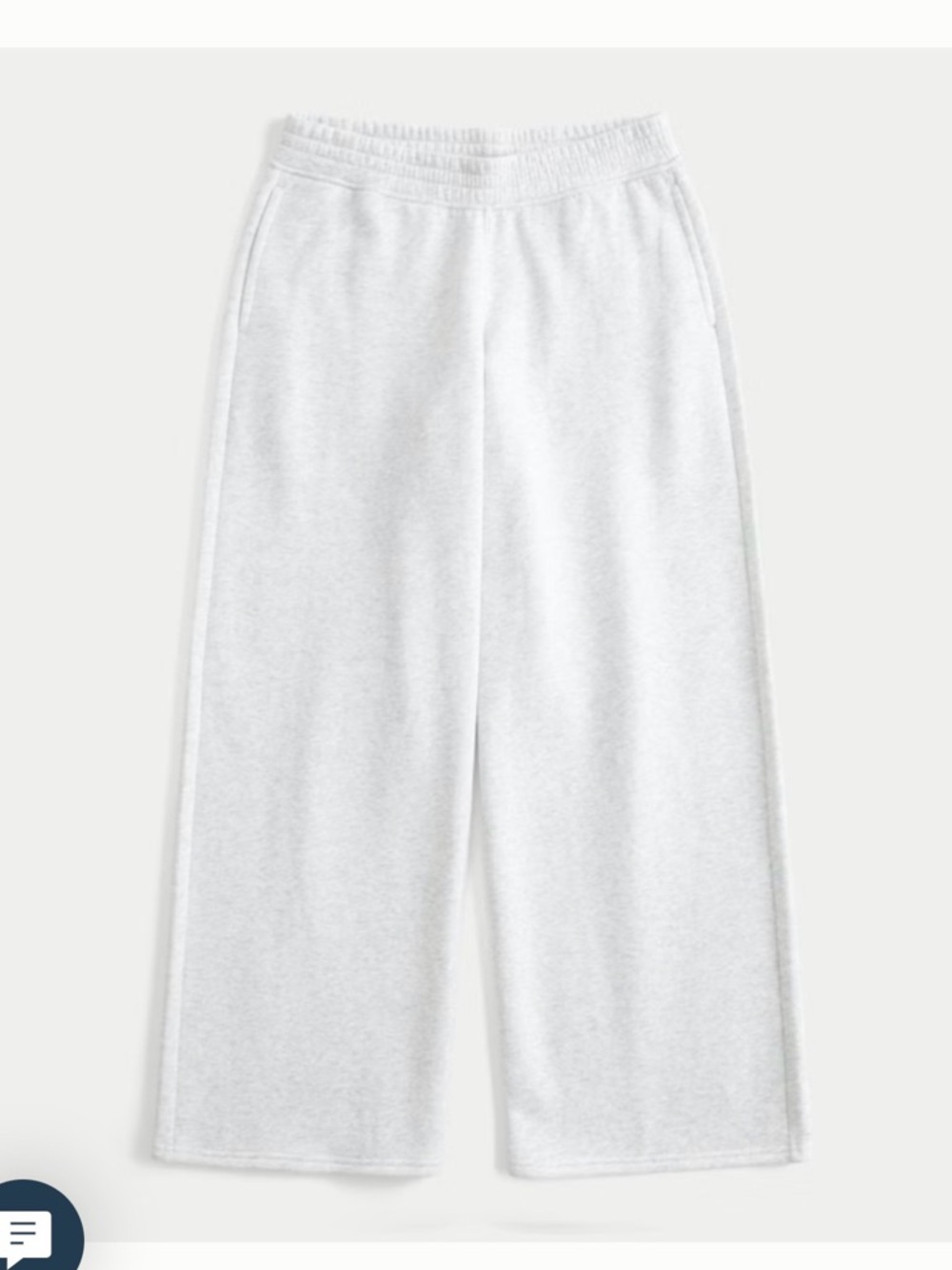 Hollister Ultra High-Rise Sweatpants in Light Gray